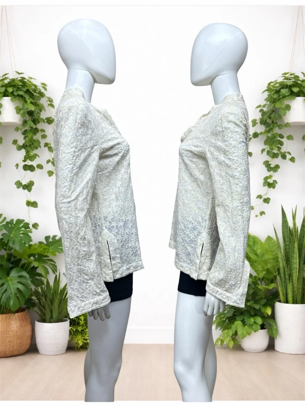 Tory Burch Embroidered Cream Star Top Tunic [778]